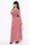 Elegant Maxi Dress With A Waist Tie