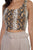 Sleeveless Animal Print Cropped Top