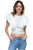 Embroidered Ruffle Sleeve Top