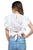 Embroidered Ruffle Sleeve Top