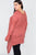 Plus Size Solid Shark Bite Raw Hem Top