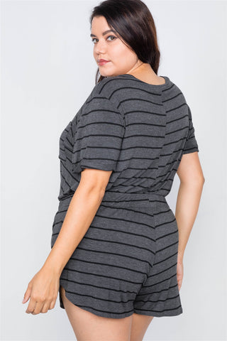 Dark Denim Cuffed Hem Skinny Jeans