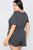 Dark Denim Cuffed Hem Skinny Jeans