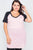 Plus Size Washed Round Hem Shirt Dress
