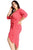 Polka Dots Chiffon Wrap Dress