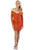 Off Shoulder Ribbed Dress
