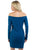 Off Shoulder Ribbed Dress