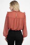 Solid, Organza Chiffon Cardigan With Open Front, Kimono