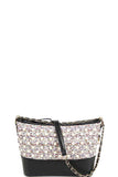 Fashion Multi Pearl Modern Crossbody Bag