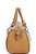 Designer Fashion Emblem Boston Bag With Long Strap