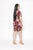 Floral Print, Velvet, Short Dress