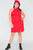 Plus Size Halter Buckle Hip Mini Dress