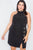 Plus Size Halter Buckle Hip Mini Dress