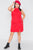 Plus Size Halter Buckle Hip Mini Dress