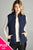 Faux Shearling Lined Quilted Padding Vest