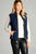 Faux Shearling Lined Quilted Padding Vest