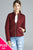 Quilted Padding Jacket With Suede Piping Details