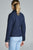 Quilted Padding Jacket With Suede Piping Details