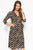 Print Midi, A-line Dress