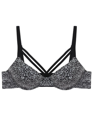 Caged Plunge Bra W/ Underwire