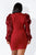 Faux Fur Power Shoulder Dress