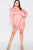 Plus Size Silk Mock Wrap Square Neck Mini Dress