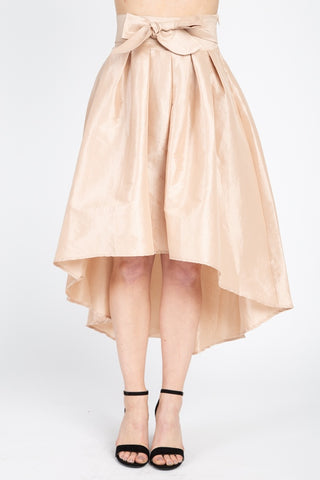 Taffeta High-low Skirt