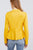 Long Sleeve Notched Lapel Collar Double Breasted Ruffle Hem Jacket