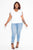 Plus Size Mesh Ruffle Shoulder Top