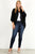 Solid Loose Knit, Open Cocoon Cardigan