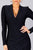 Puff Sleeve Crossover Front Wrap Skirt Dress