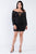 Plus Size Off The Shoulder Lace Up Ruched Mini Dress