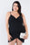 Plus Size Wrap Front Ruched Bodycon Mini Dress