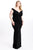 Techno Crepe Stretch Off The Shoulder Dress