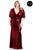 Metallic Ribbed Deep V-neckline Dress