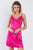 Silk Leave Trim Raw Hem Criss-cross Back Mini Chic Dress