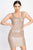 Metallic Glitter Mini Dress