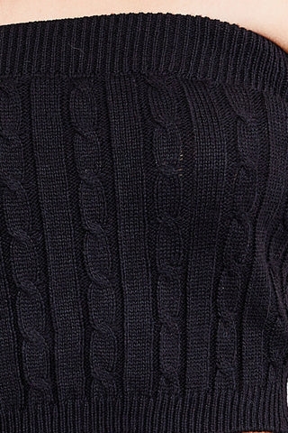 Twisted Effect Tube Sweater Top