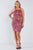 Plus Size Black Gold Sequin Criss Cross Open