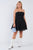 Plus Size Floral Lace Strapless Fit & Flare Mini Dress