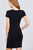 Short Sleeve Round Neck Knit Mini Dress
