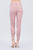 High Waisted Belted Pegged Stretch Pant