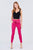 High Waisted Belted Pegged Stretch Pant