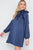 Satin Long Sleeve Side-tie Mini Dress
