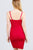 Scallop Edge Cami Sweater Knit Mini Dress