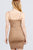 Scallop Edge Cami Sweater Knit Mini Dress