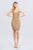 Scallop Edge Cami Sweater Knit Mini Dress