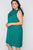 Plus Size Lace Insert Shift Midi Dress