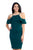 Ruffle Open Shoulder Halter Dress