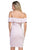 Ruffle Open Shoulder Halter Dress